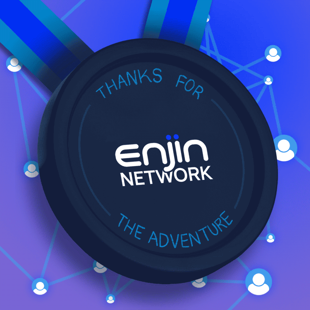 Enjin Website Builder Service Medal